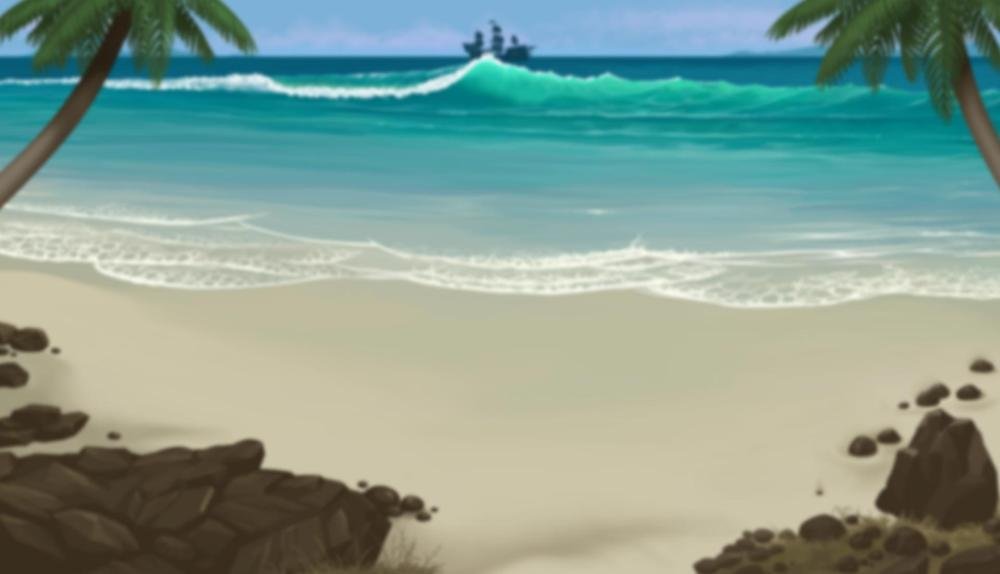 Game Background for Pirates Frenzy by Blueprint Gaming