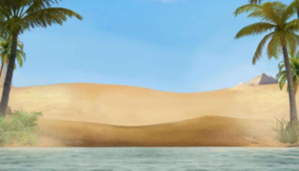 Game Background for Power of Gods Egypt by Wazdan