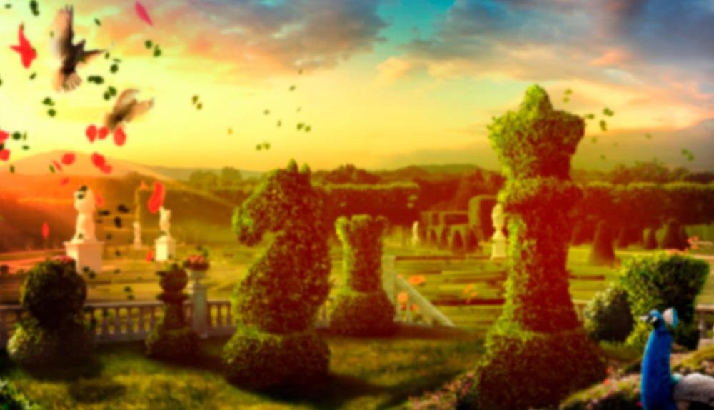 Game Background for Princess of Birds by Platipus