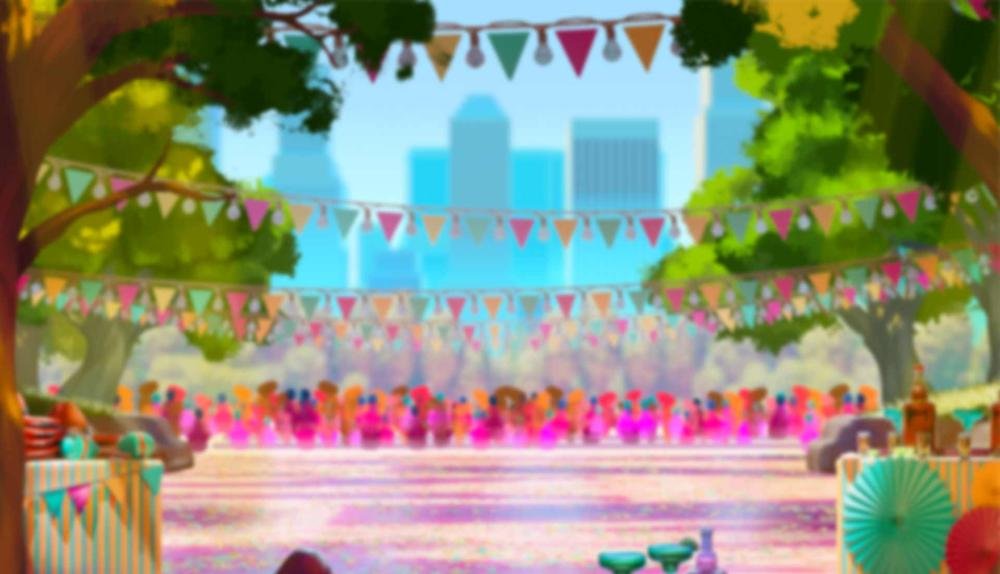 Game Background for Puebla Parade by Playn'Go