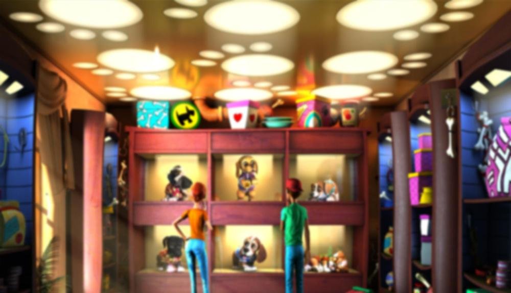 Game Background for Puppy Love PLUS by BetSoft