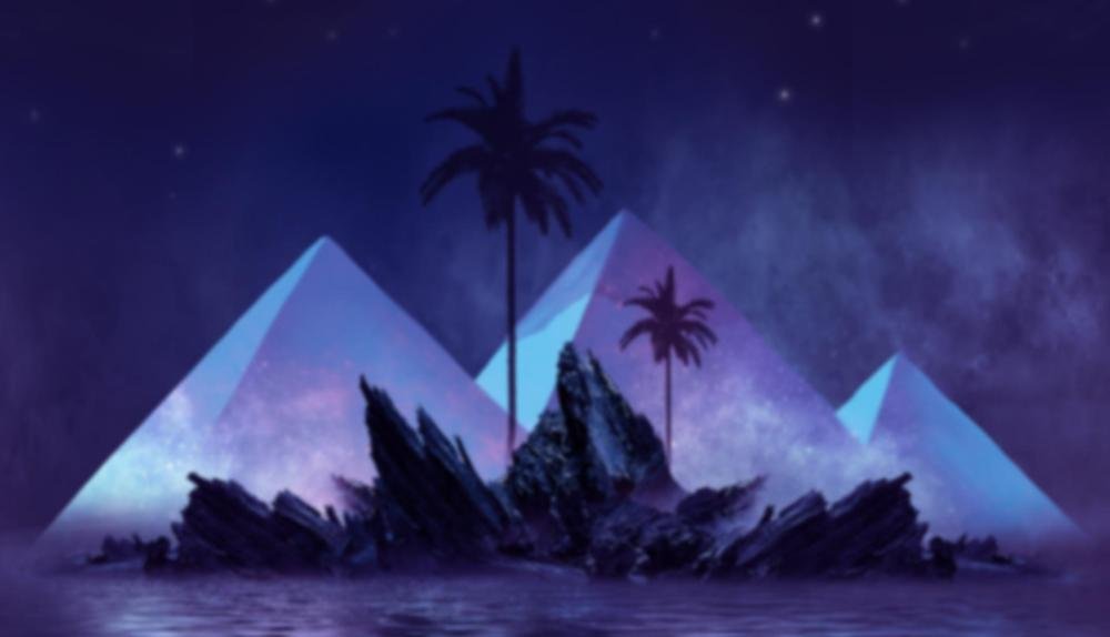 Game Background for Pyramids Of Mystery by Retro Gaming