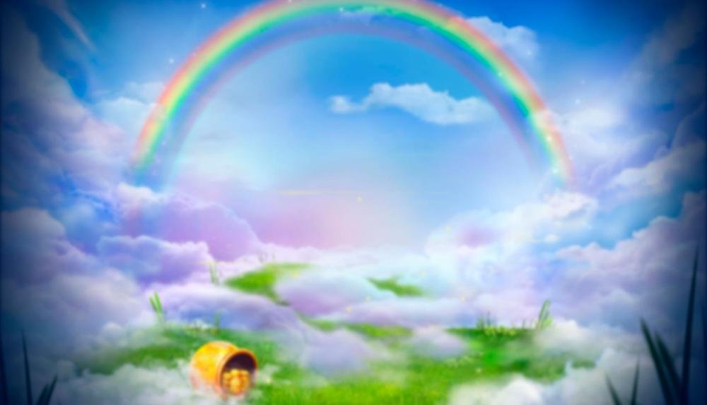 Game Background for Rainbow Jackpots Power Lines by Redtiger