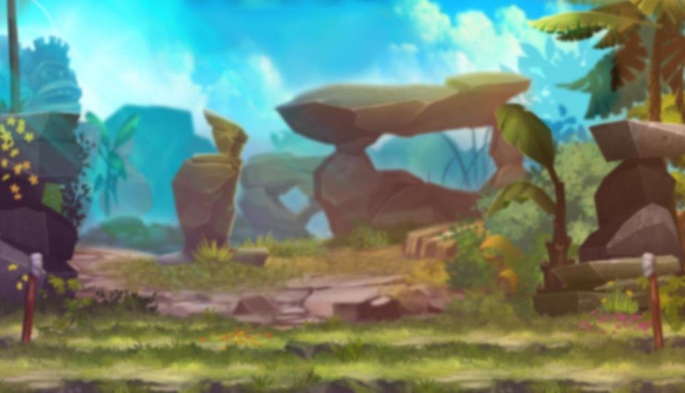 Game Background for Return Of Kong Megaways by Blueprint Gaming