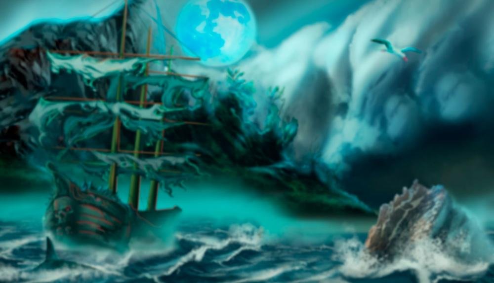 Game Background for Riches From The Deep by BF Games