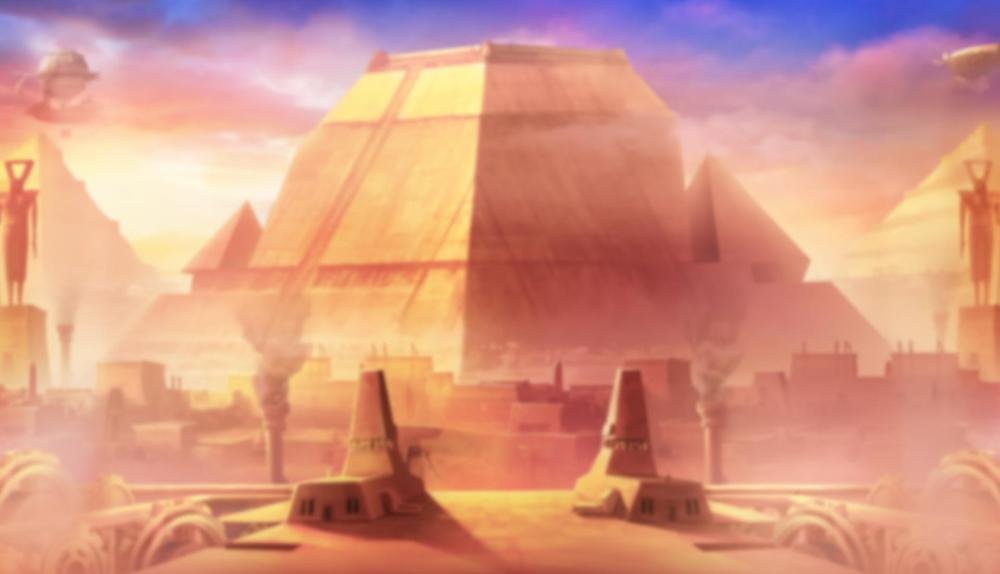 Game Background for Rise of Giza PowerNudge by Pragmatic Play
