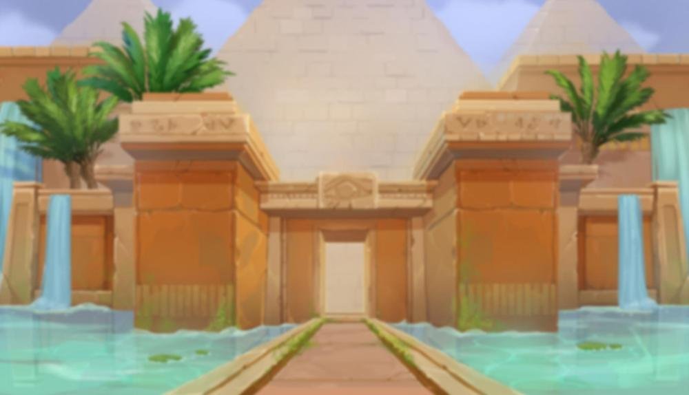 Game Background for Rise of Horus by EvoPlay