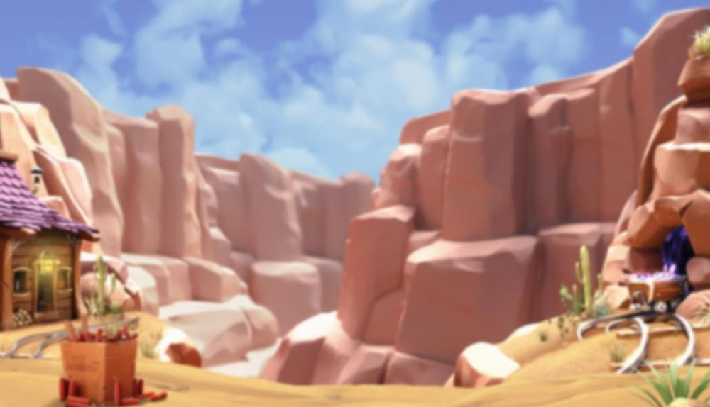 Game Background for Rockys Gold Ultraways by Northern Lights Gaming