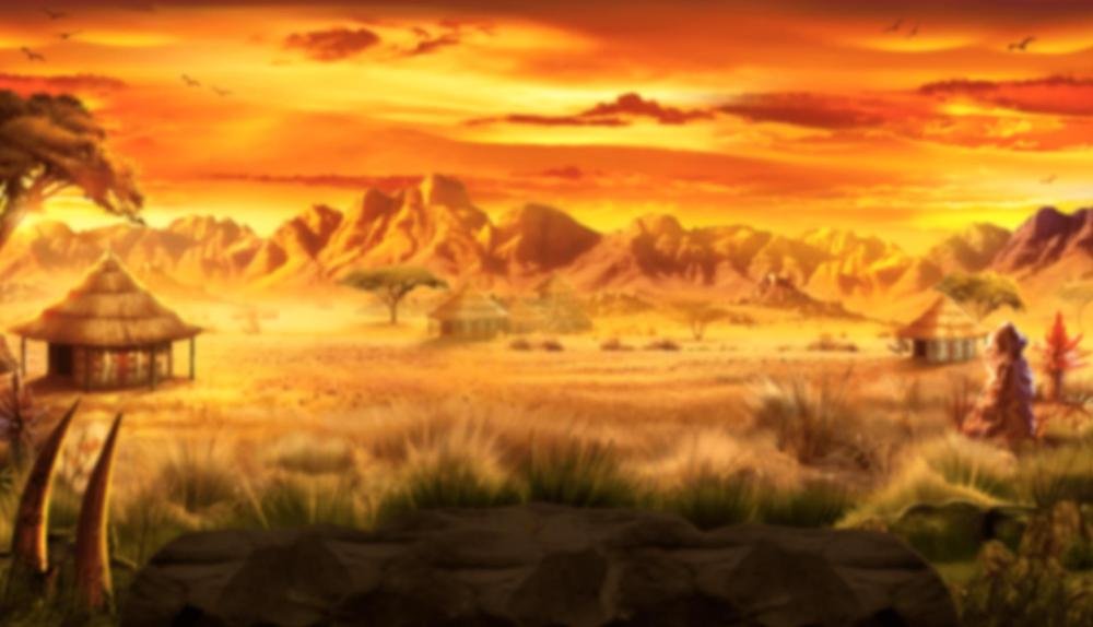 Game Background for Rumble Rhino MEGAWAYS by PariPlay