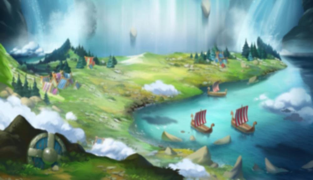 Game Background for Runes Of Destiny by EvoPlay