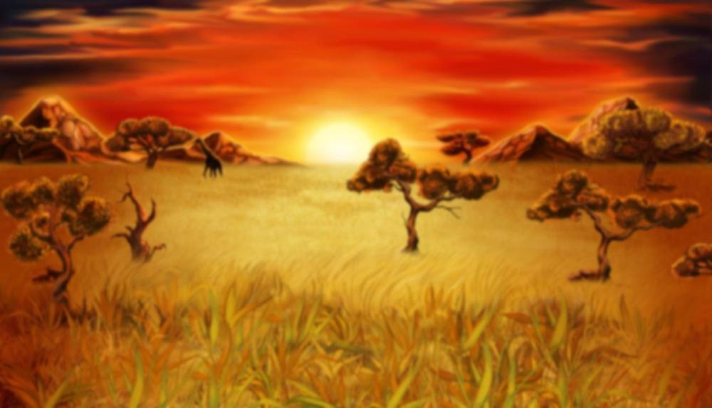 Game Background for Safari Dreams by Betixon