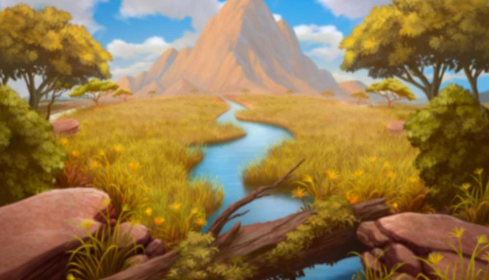 Game Background for Safari of Wealth by Playn'Go