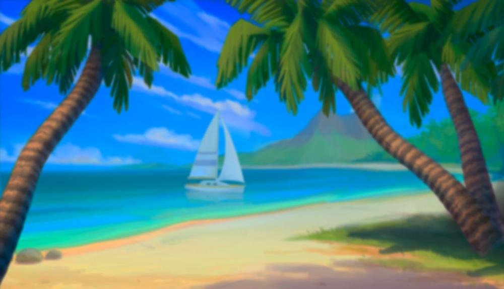 Game Background for Sam On The Beach by ELK Studio