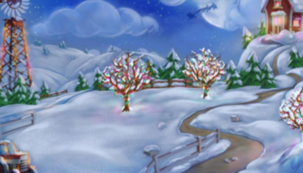 Game Background for Santa's Farm by Gameart