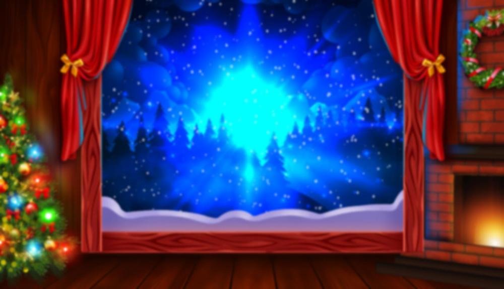 Game Background for Santa's Jingle Wheel by Fugaso