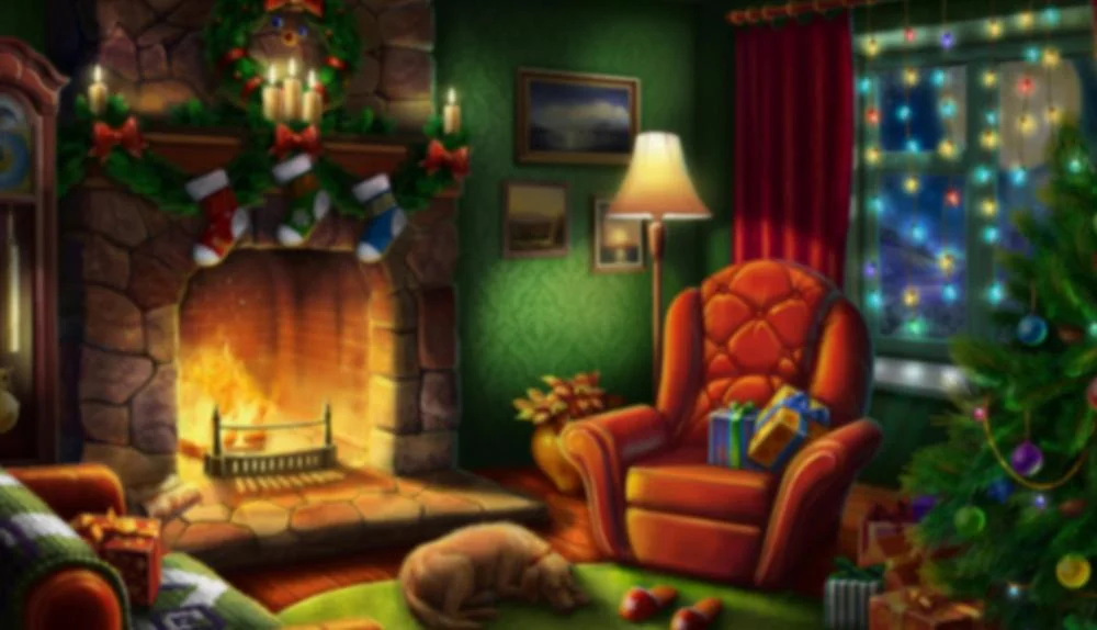 Game Background for Santa's Village by Habanero