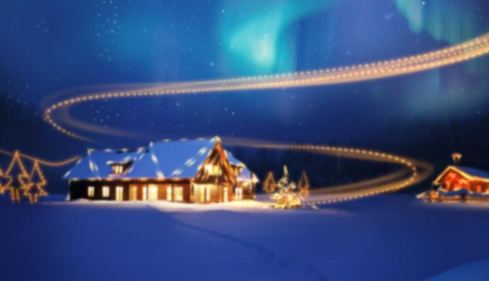Game Background for Santa's Workshop by EA Gaming
