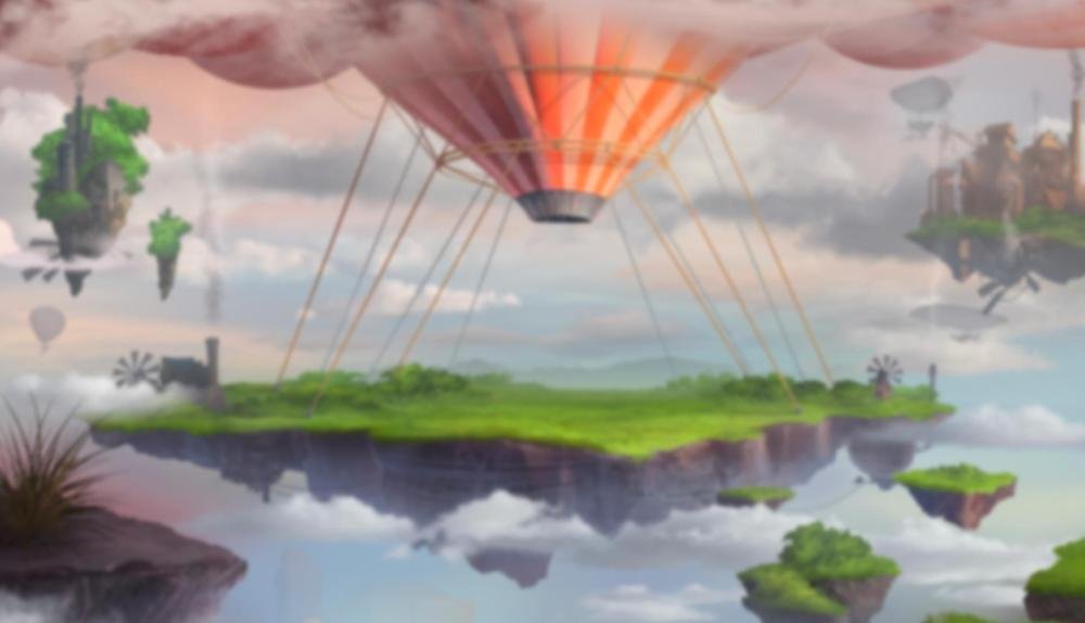 Game Background for Sky Hunters Gamble Feature by Kalamba