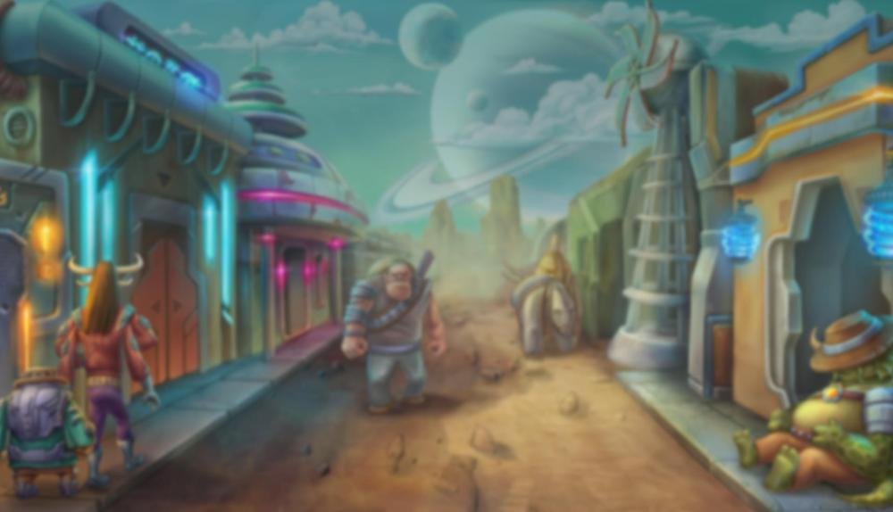 Game Background for Space Stallion by Stakelogic