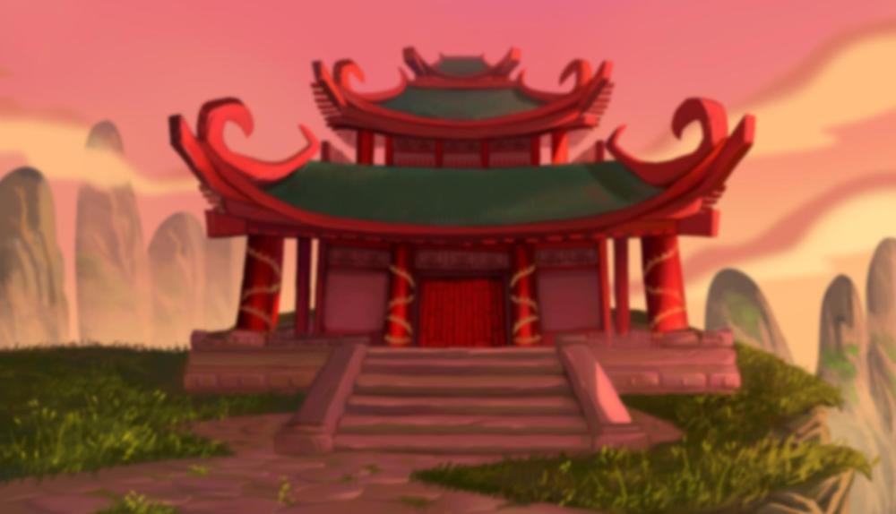 Game Background for Spin Warrior Boom Pot by ReelPlay