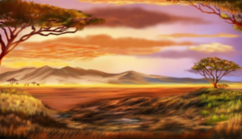 Game Background for Stampede by BetSoft