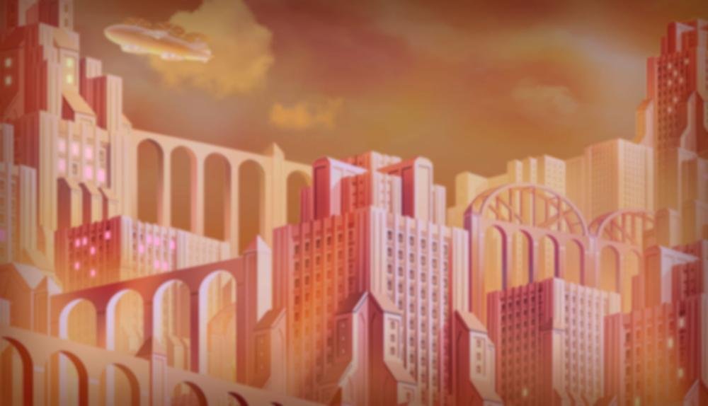 Game Background for Steampunk Big City by BF Games