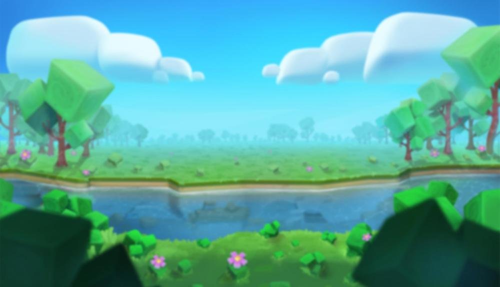 Game Background for Strolling Staxx: Cubic Fruits by NetEnt