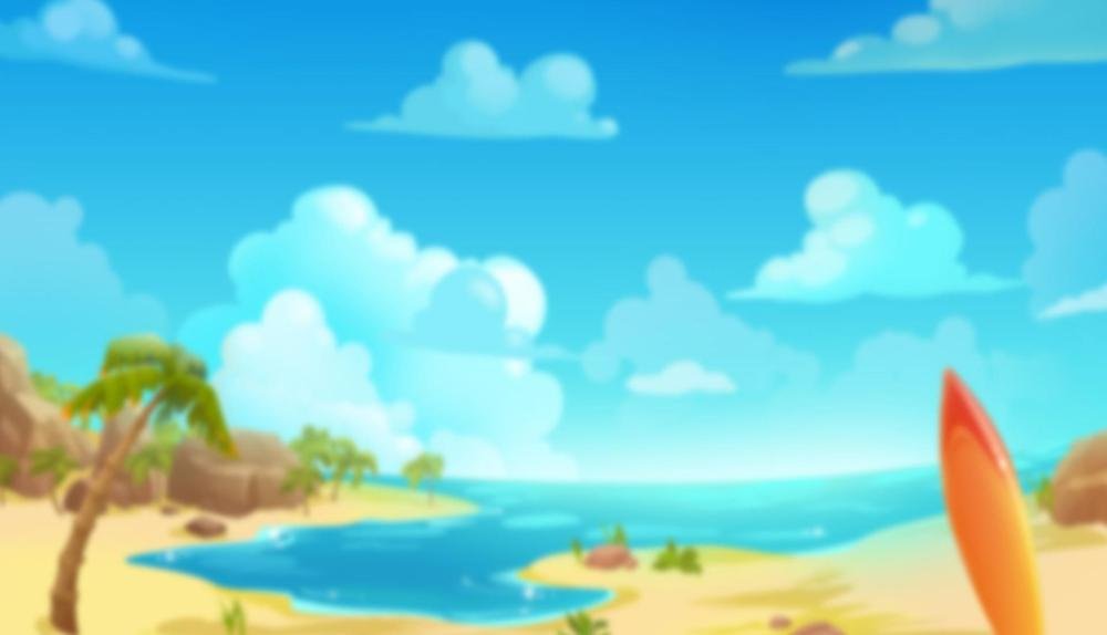 Game Background for Summer Smileys by Mobilots