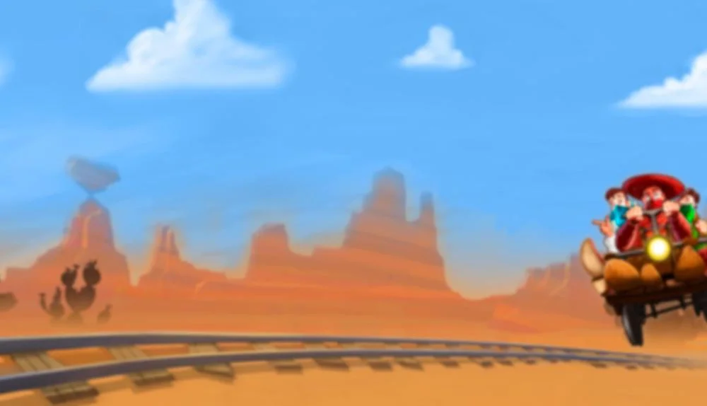 Game Background for Taco Brothers Derailed by ELK Studio