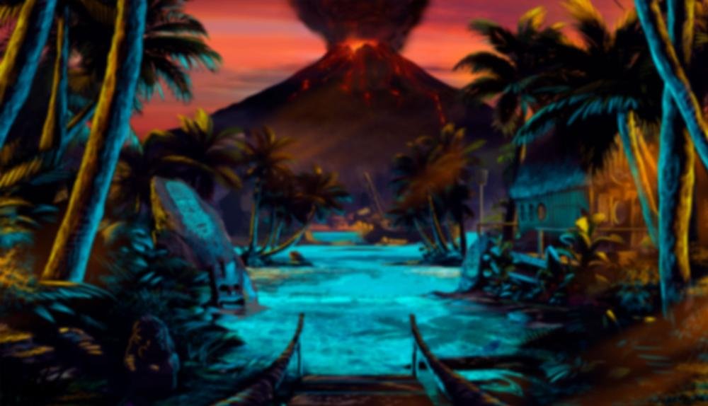 Game Background for Tahiti Gold by ELK Studio