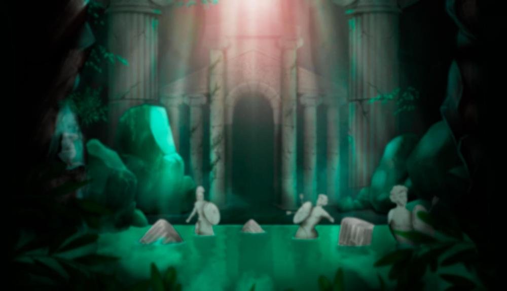 Game Background for Temple of Medusa by All41 Studios