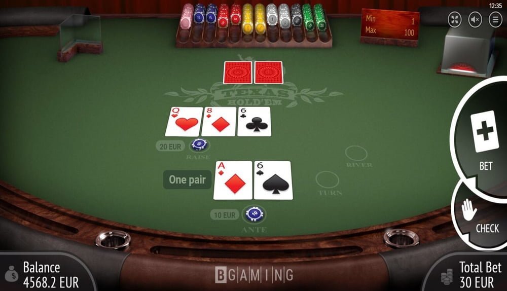 Game Background for Texas Hold`Em by BGaming