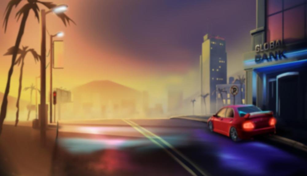 Game Background for The Big Hit by Slotmill