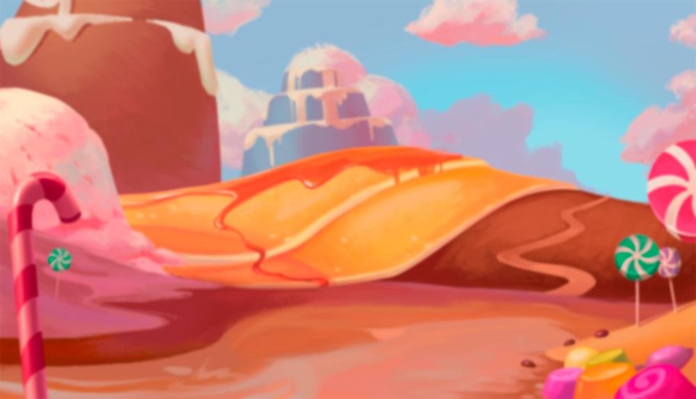 Game Background for The Candy Crush by Mascot Gaming