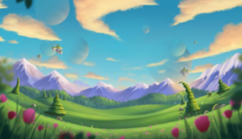 Game Background for The Dream Machine by Golden Rock Studios