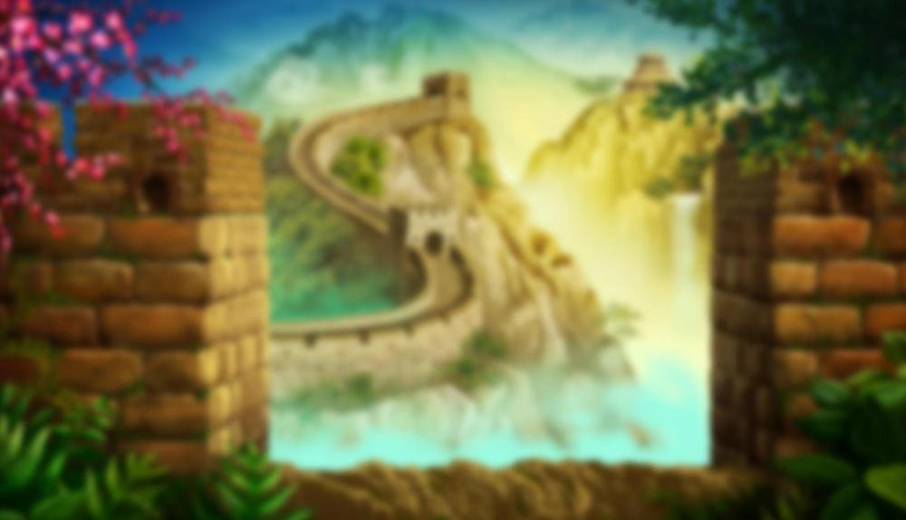Game Background for The Great Wall Treasure by EvoPlay