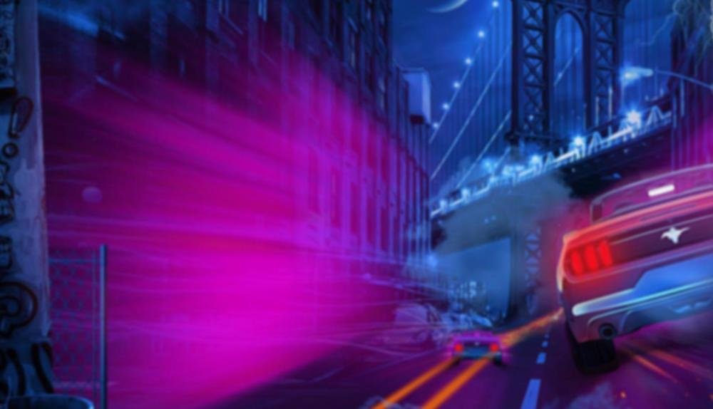 Game Background for The Night Racing by Belatra