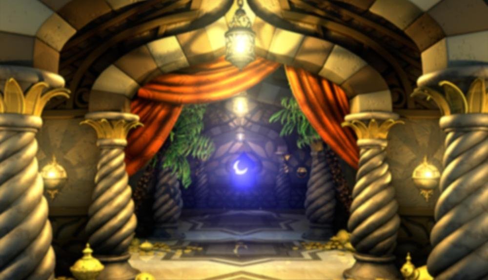 Game Background for Three Wishes(Genies Fortune) by BetSoft