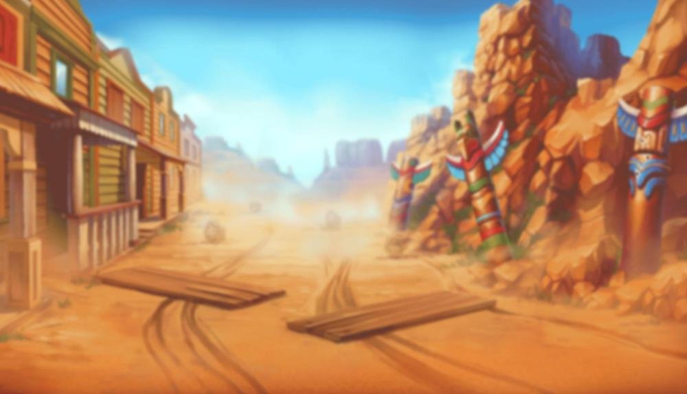 Game Background for Totems Of Gold by Zillion