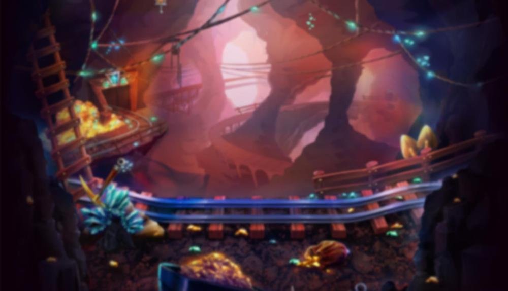 Game Background for Treasure Mine Power Reels by Redtiger