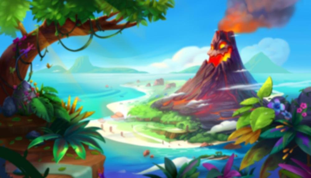 Game Background for Treasures Of Kilauea by Pear Fiction