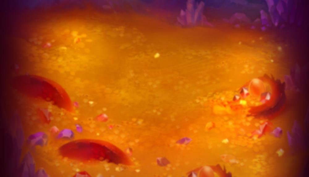 Game Background for Treasures of Fire: Scatter Pays by Playson