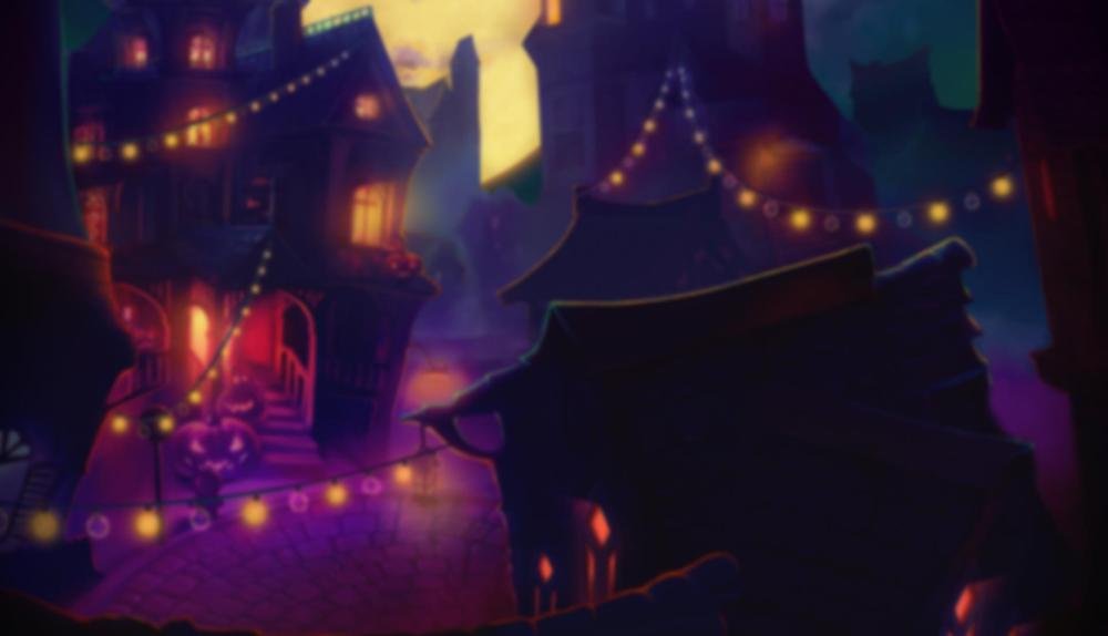 Game Background for Tricks and Treats by Redtiger