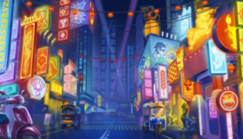 Game Background for Tuk Tuk Thailand by Habanero