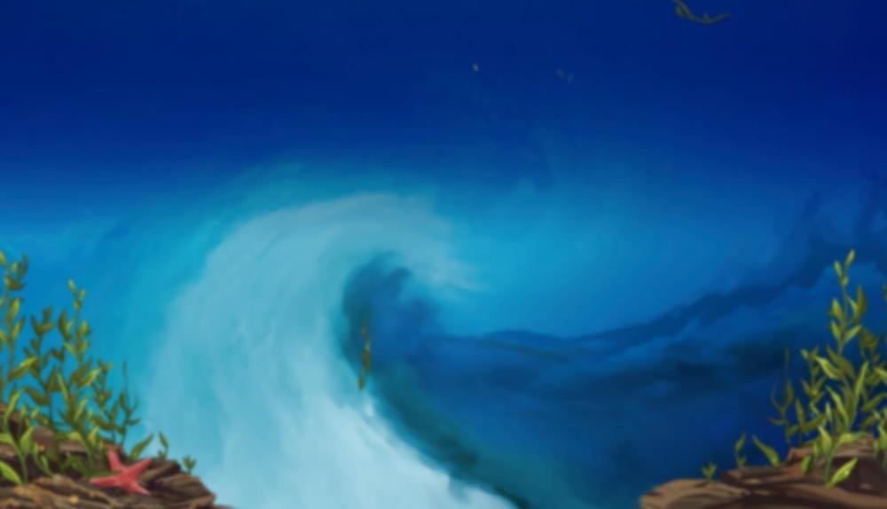 Game Background for Undine's Deep by Endorphina