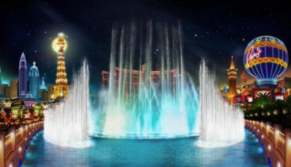 Game Background for Vegas Nights by EvoPlay