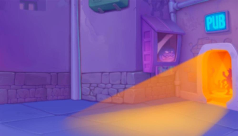 Game Background for Vomiting Unicorns by Gamevy