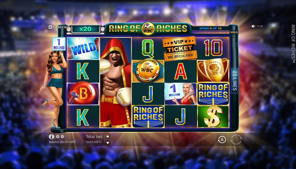 Game Background for WBC Ring Of Riches by BGaming