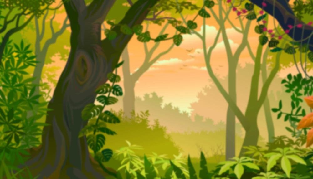 Game Background for Wacky Monkey by Spinomenal