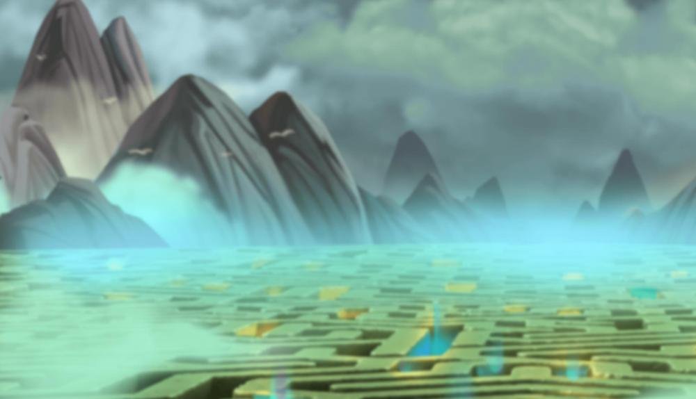 Game Background for Ways of Labyrinth by Leander
